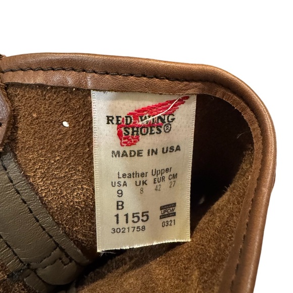New never used Red Wing pecos slip on boots soft toe model 1155 - Picture 8 of 10